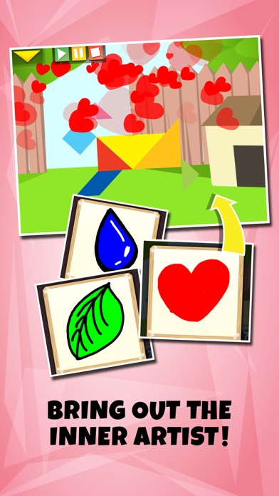 How to cancel & delete Kids Learning Puzzles: Portraits, Tangram Playtime from iphone & ipad 4