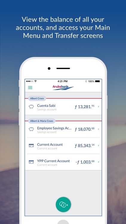 Aruba Bank App