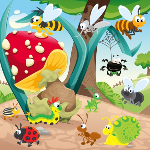 Insects and Bugs for Toddlers and Kids : discover the insect world ! iOS App