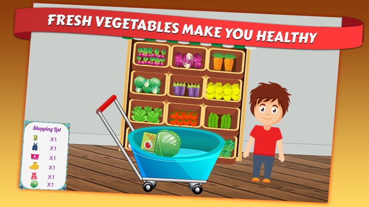 Kids Supermarket Shopping Simulator : Learn shopping around in superstores