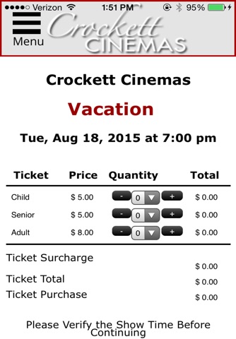 Crockett Cinema screenshot 2