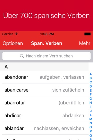 Spanish Verb Conjugator Pro screenshot 2