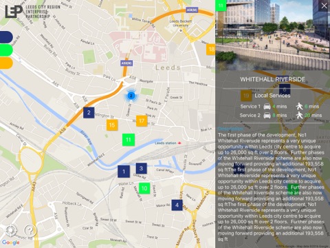 Leeds City Region Map screenshot 2
