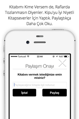 Kipu - Kitap Takas ve Paylaşım screenshot 4