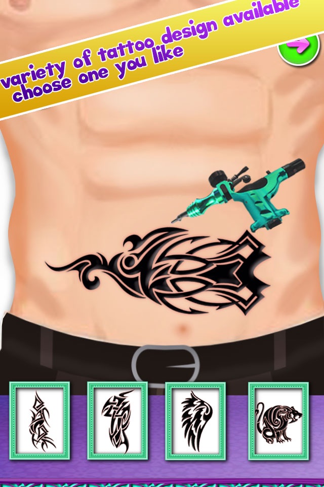 Tattoos Designs Booth Virtual Body Artist & Maker screenshot 3