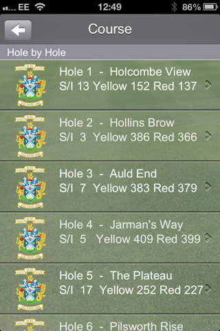 Bury Golf Club screenshot 2