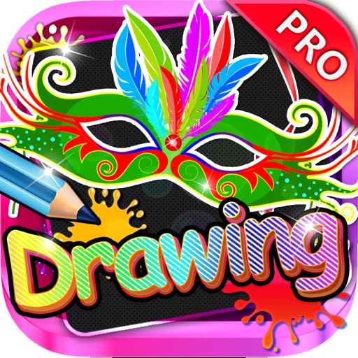 Drawing Desk Face Masks : Draw and Paint Coloring Books Edition Pro