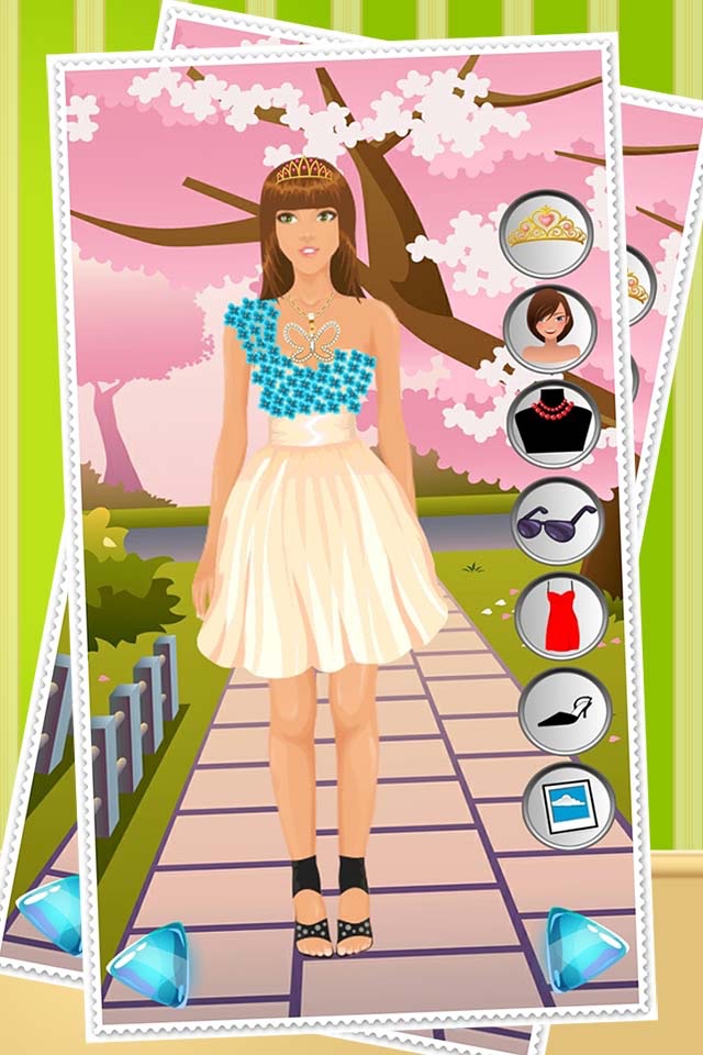 Dress Up Celebrity Fashion Party Game For Girls - Fun Beauty Salon With Teen Cute Girl Makeover Games screenshot 2