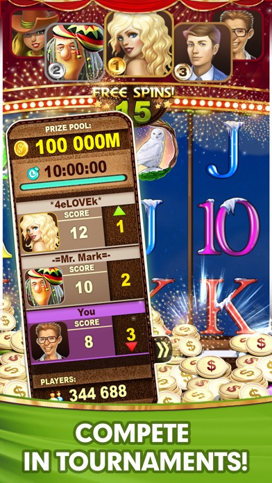 SLOTS - SPINS & FUN: PLAY GAMES IN OUR ONLINE CASINO FOR FREE AND WIN A JACKPOT EVERY DAY! 1.8.1 IOS CASINO SLOTS - SPINS & FUN: PLAY GAMES IN OUR ONLINE CASINO FOR FREE AND WIN A JACKPOT EVERY DAY! 1.8.1 IOS
