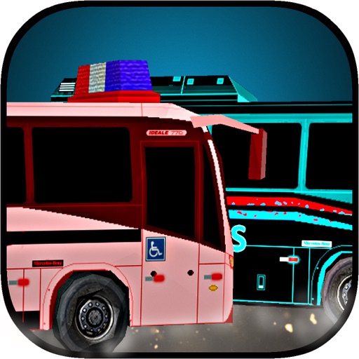 Cop Bus Demolition Icon