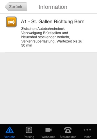 SRF Verkehrsinfo screenshot 4