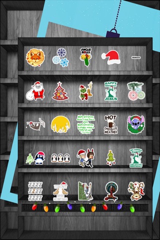 Christmas & Winter Holiday Stickers Pro ! screenshot 2