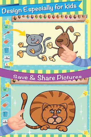 Dr. Pet Dog Cat Coloring Books : Sum Preschool - Education for Kid screenshot 2