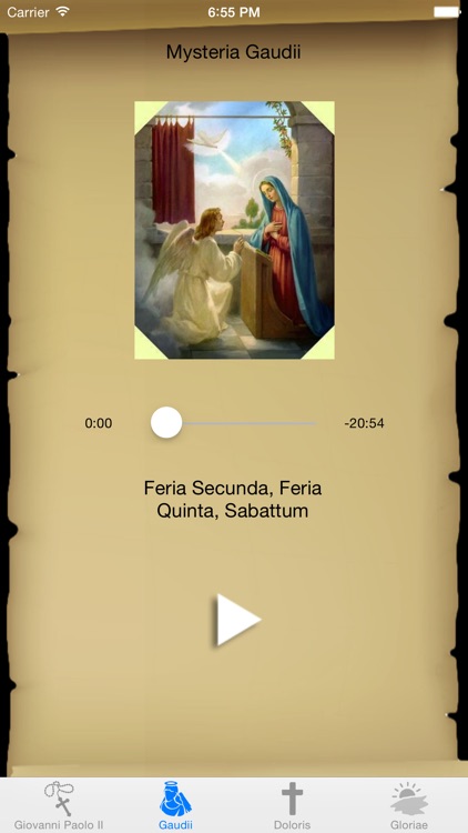 Interactive Rosary with St. John Paul II in Latin