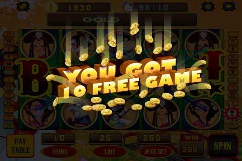 World of Samurai Casino Slots Free - Play Slot Machines, Fun Vegas Games! screenshot 4