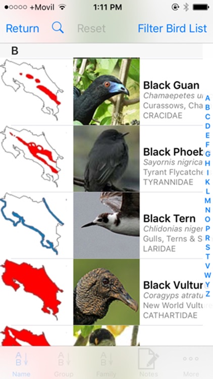 Costa Rica Birds Field Guide Basic