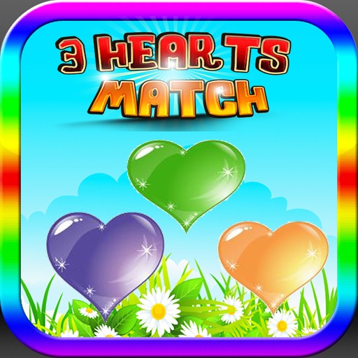 3 Hearts Love Match Game