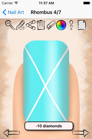 Let's Draw Nail Art screenshot 3