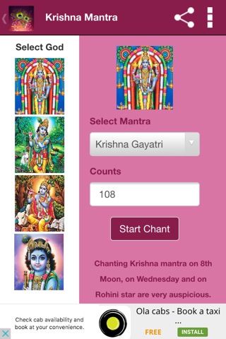Krishna Mantra screenshot 2