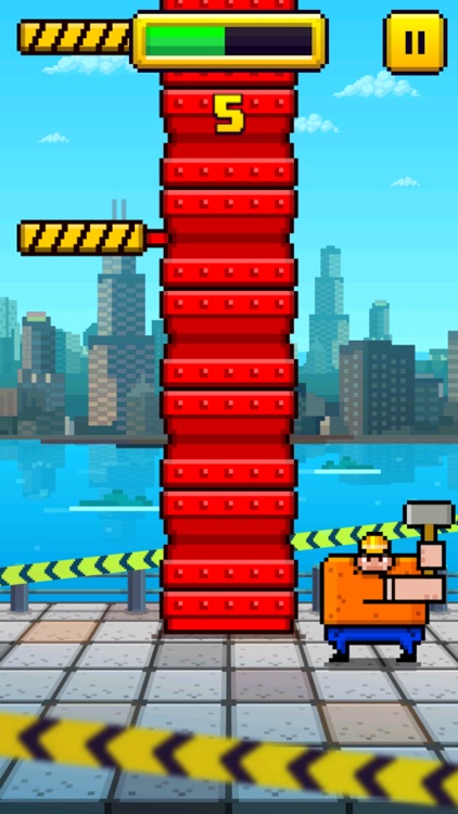 Blocky Tower Chop - Crush and Dump the Junk