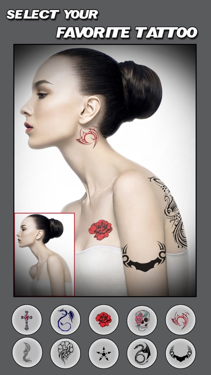 Artist Tattoo Designs Pro - Body Art Ink Salon & Color Tats Camera screenshot-3