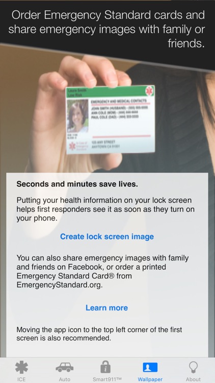 ICE Standard ER 911 - In Case of Emergency