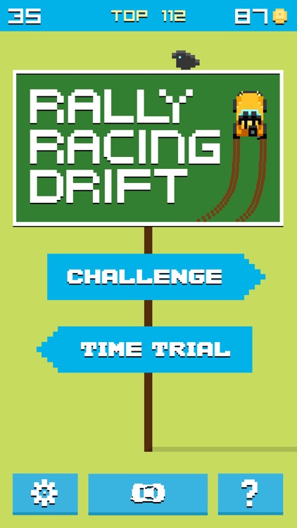 Rally Racing Drift - 8 bit Endless Arcade Challenge screenshot-4