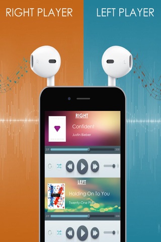 Dual Music Player Pro - Listen To Two Songs at Once with Just 1 iPad or iPhone screenshot 2