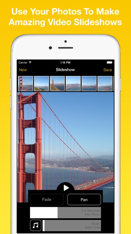 Slidey - Create Video Slideshows For Instagram, Facebook, and Twitter