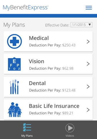 My Benefit Express™ Mobile screenshot 2