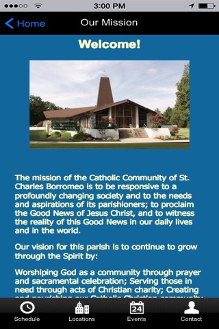 Saint Charles Borromeo Church App screenshot 2