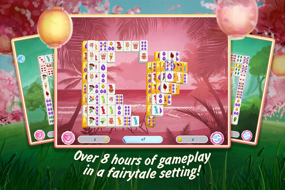 Mahjong Valentine's Day Free screenshot 2