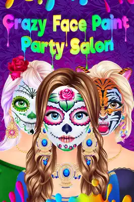 Game screenshot Crazy Face Paint Party Salon - Makeup & Kids Games mod apk