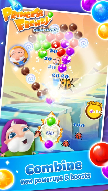 Princess Frenzy - Pop Bubble Shooter Blast Game screenshot-3