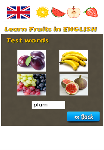 Learn Fruits in English Language screenshot 3