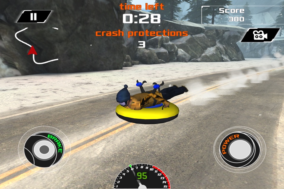 Alpine Road Sledding - eXtreme Crazy Winter Snow Racing Adventure Game FREE screenshot 2