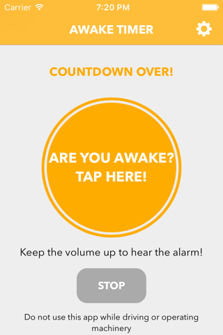 Awake Timer - Stay up with a smart alarm! screenshot 4
