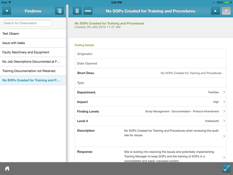 TrackWise Audit Execution Package