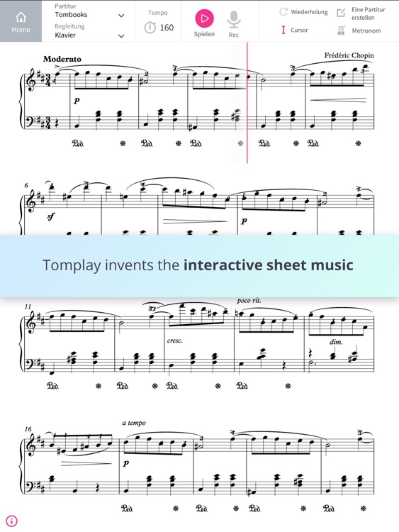 Tomplay sheet music