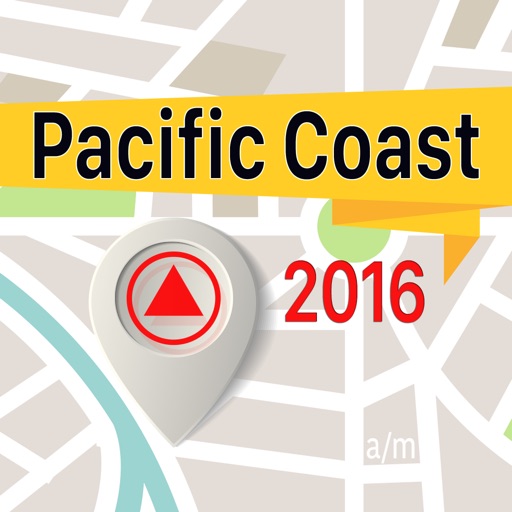 Pacific Coast Offline Map Navigator and Guide icon