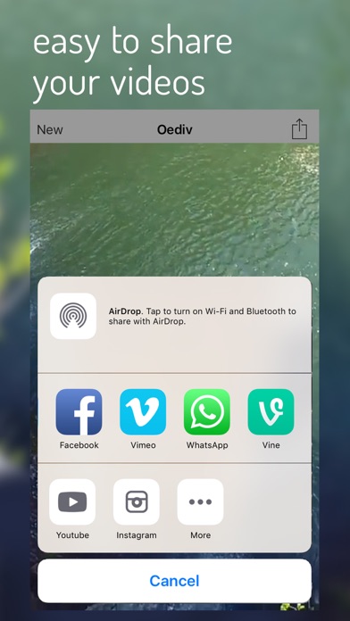 How to cancel & delete Oediv - create backwards videos with sound from iphone & ipad 3