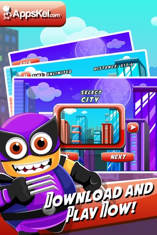 Super Hero Nick's Swing Escape Story - The Rope Rush Games for Free screenshot 4