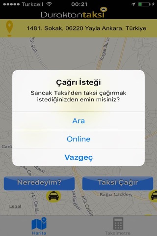 DuraktanTaksi screenshot 2