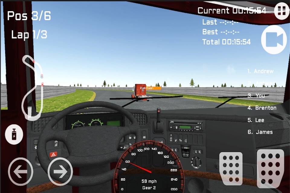 Truck Racer Driver 2016 - Free screenshot 4