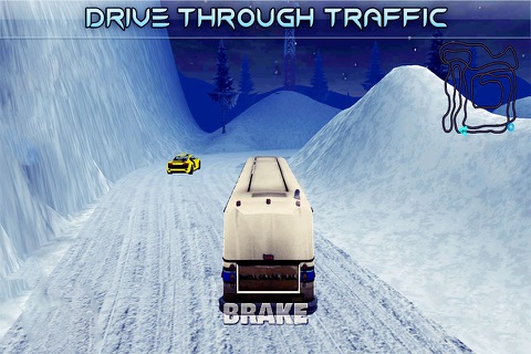 Drive Winter Tourist Bus Transporter 3d Pro screenshot 3