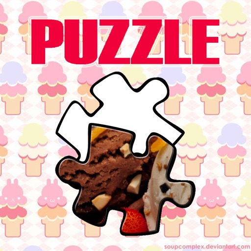 Ice Cream Jigsaw Puzzle Kids Game iOS App
