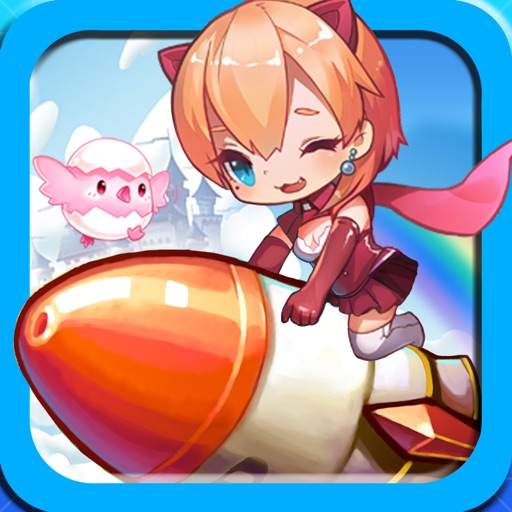 Flying Girl-A puzzle game Free icon