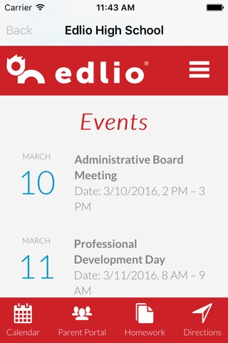 Edlio High School screenshot 4