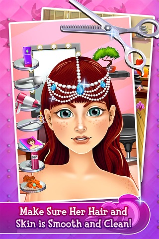 Fashion Salon Makeover Spa - Kids Girl Games! screenshot 2
