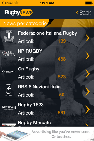 RugbyNews screenshot 2